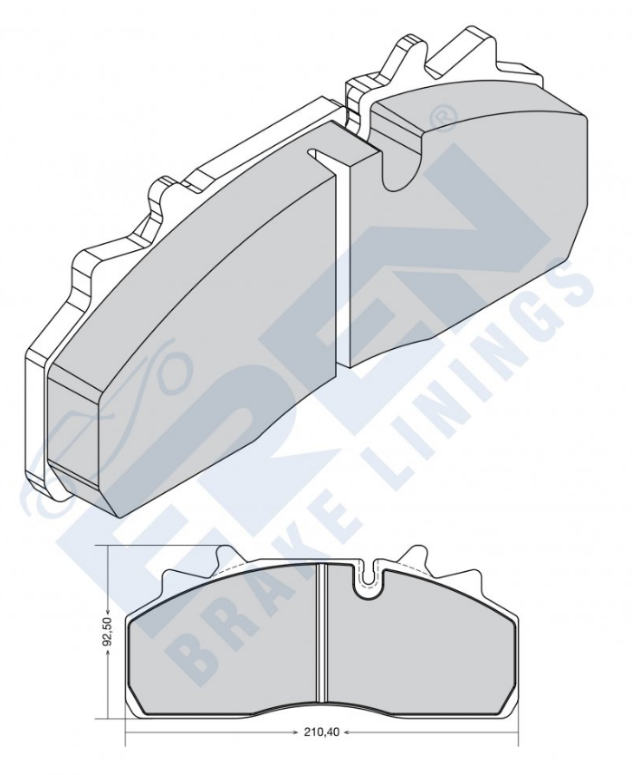 UP-27.29159 DİSK BALATA RENAULT/SAF EREN