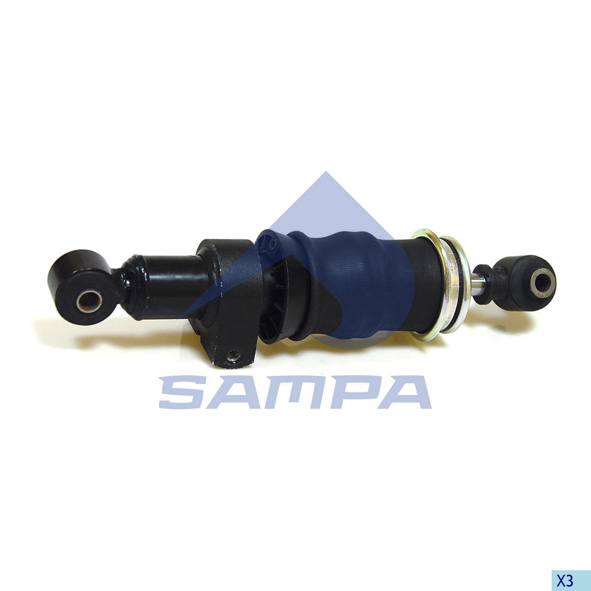 SAM 060.162-01 AMORTİSÖRLÜ KABİN KÖRÜĞÜ İVECO ARKA