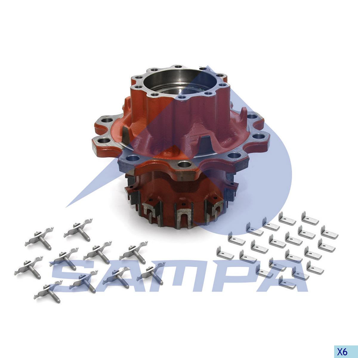 SAM 051.166-2F TEKERLEK PORYASI DAF  ARKA NP-21115 FAG RULMANLI