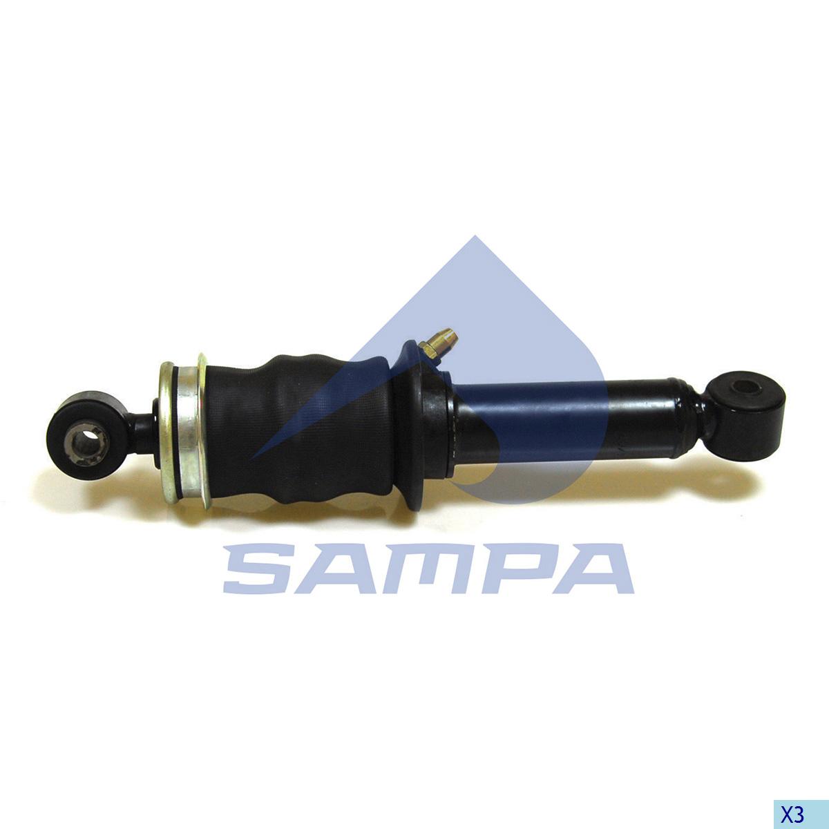 SAM 060.168-01 AMORTİSÖRLÜ KABİN KÖRÜĞÜ İVECO ÖN