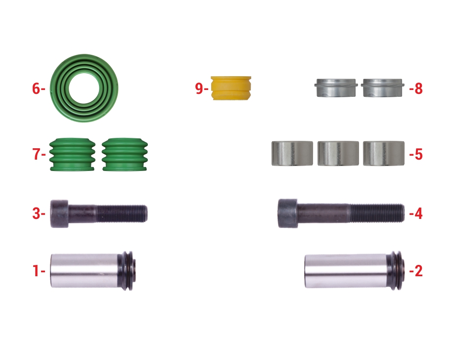 2503 KALİPER PERNO BURÇ TAMİR TK. WABCO TİPİ 12.153 MAN - ISUZU - OTOKAR
