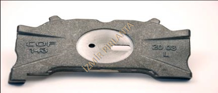 2520 KALİPER BALATA PLEYTİ SOL WABCO TİPİ 12.153 MAN  - ISUZU - OTOKAR -BMC