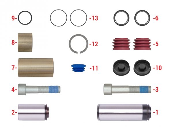 4T8002 BPW KALİPER PERNO BURÇ TAMİR TK. BPW TİPİ