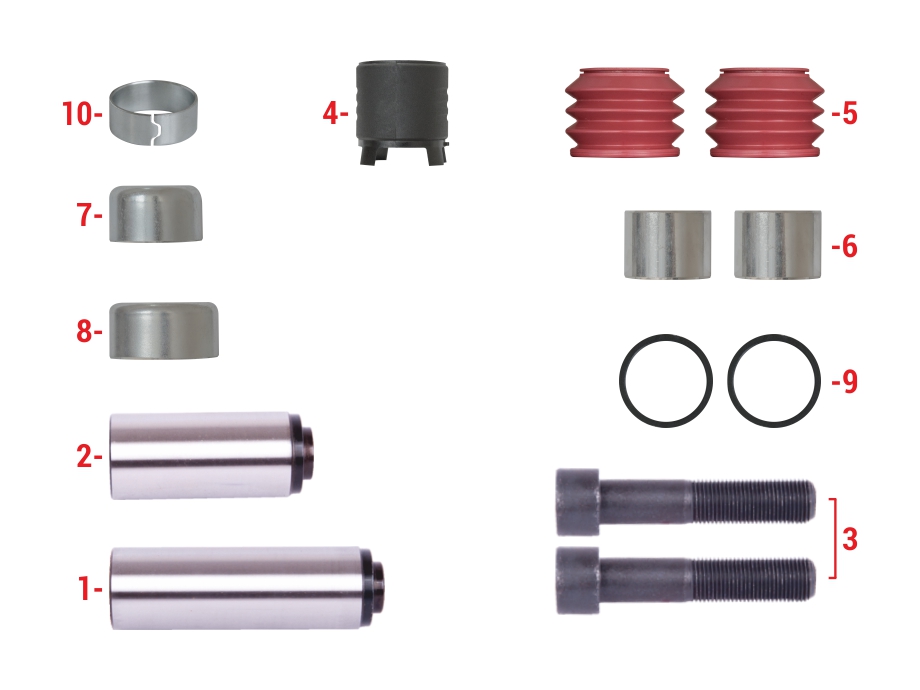 KALİPER PERNO BURÇ TAMİR TK. SAF DORSE YENİ MODEL HALDEX TİPİ