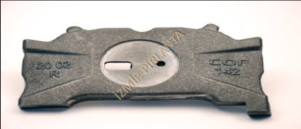 2519 KALİPER BALATA PLEYTİ SAĞ  WABCO TİPİ 12.153 MAN  - ISUZU - OTOKAR -