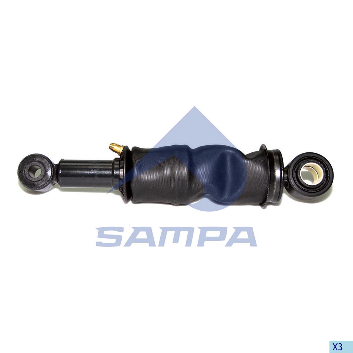 SAM 061.293-01 AMORTİSÖRLÜ KABİN KÖRÜĞÜ İVECO ÖN